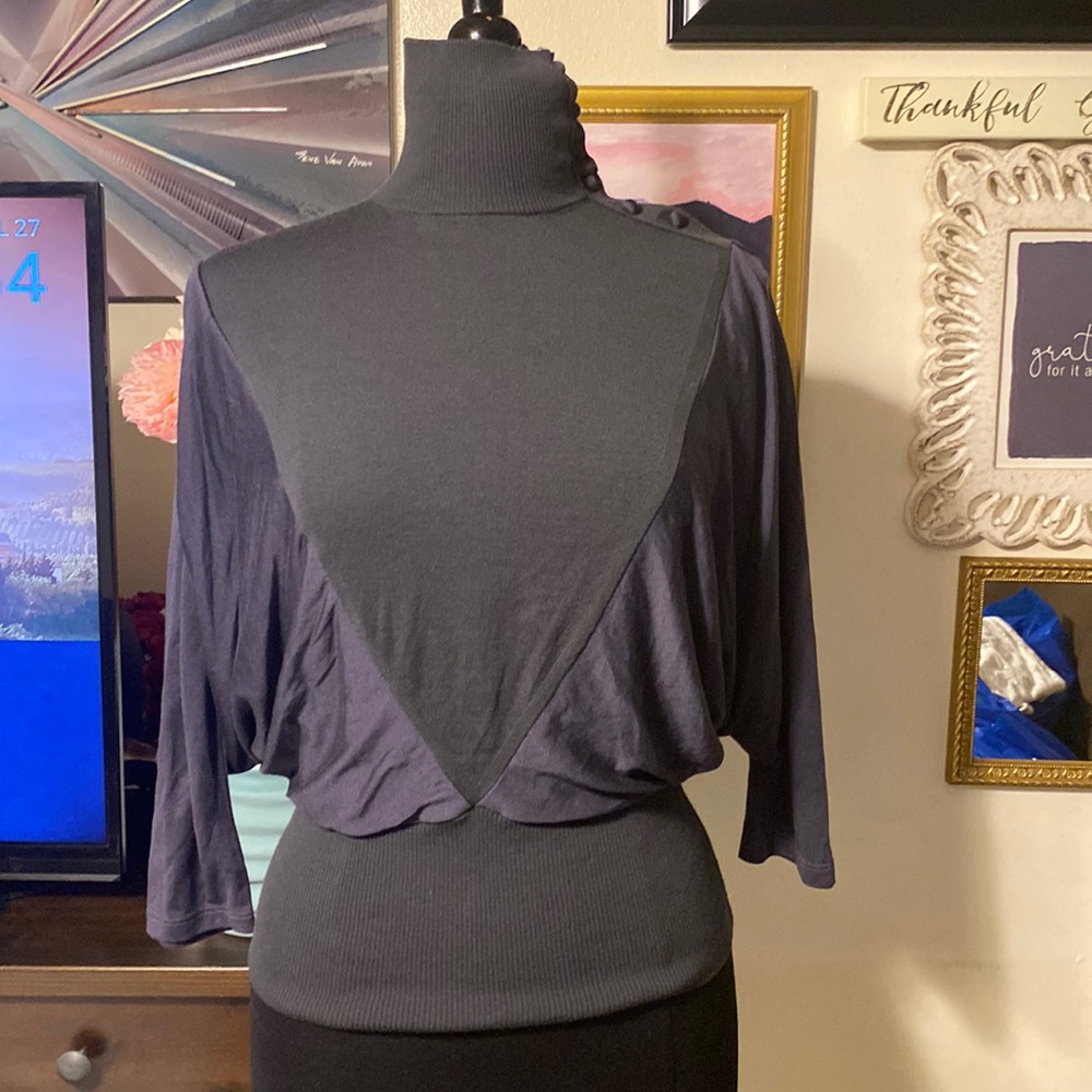 SPORTMAX WOMEN SWEATER TOP SIZE M COLOR GRAY